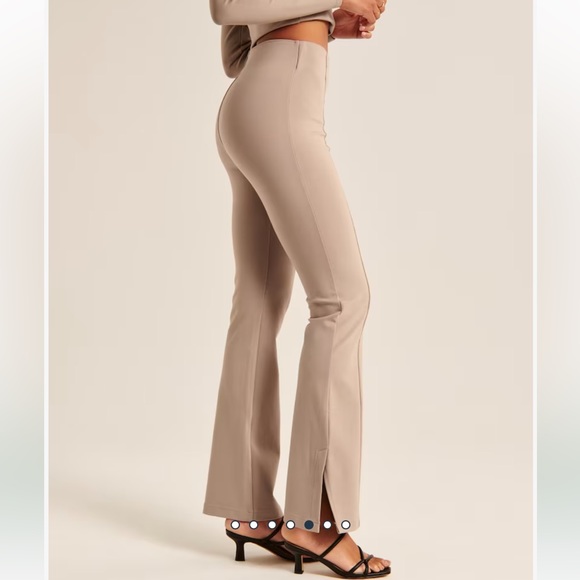 New with tag! Abercrombie Ponte Split-Hem Slim Flare Pant - Picture 3 of 5